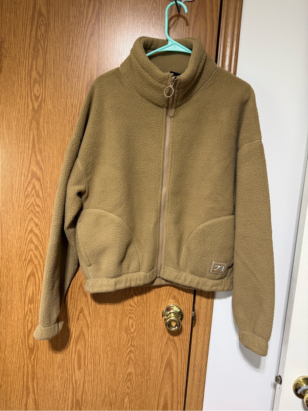 Gymshark teddy bear brown  Fleece Jacket